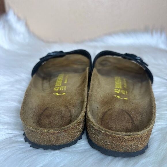 Birkenstock Unisex Madrid Birko-Flor Single-Strap Slide Sandal Size 42 - Picture 6 of 16